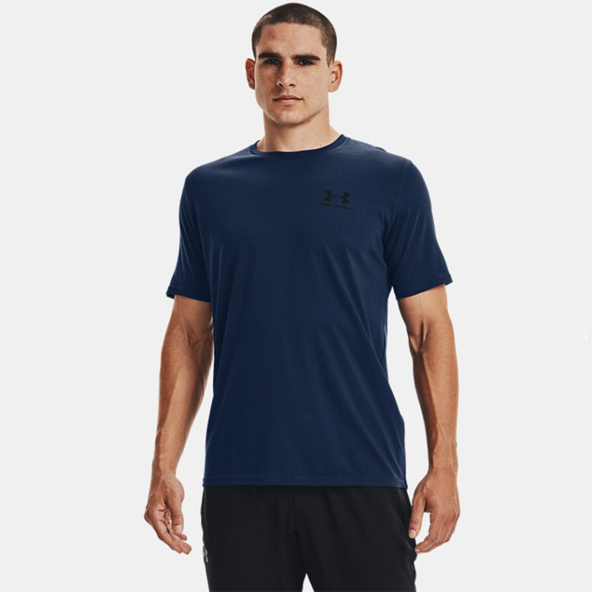 UNDE T-Shirt UA Left Chest Logo Academy Black - 3