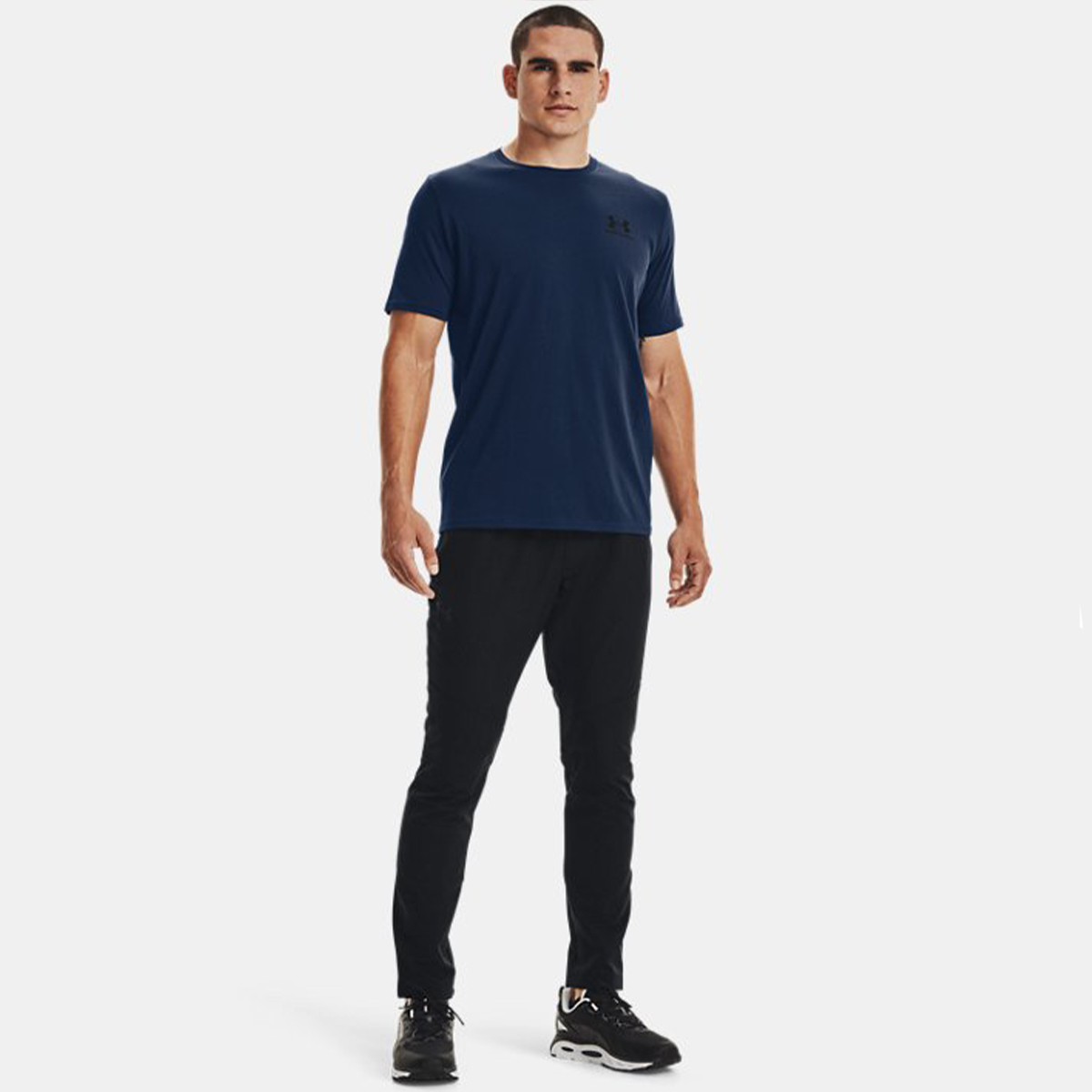 UNDE T-Shirt UA Left Chest Logo Academy Black - 5