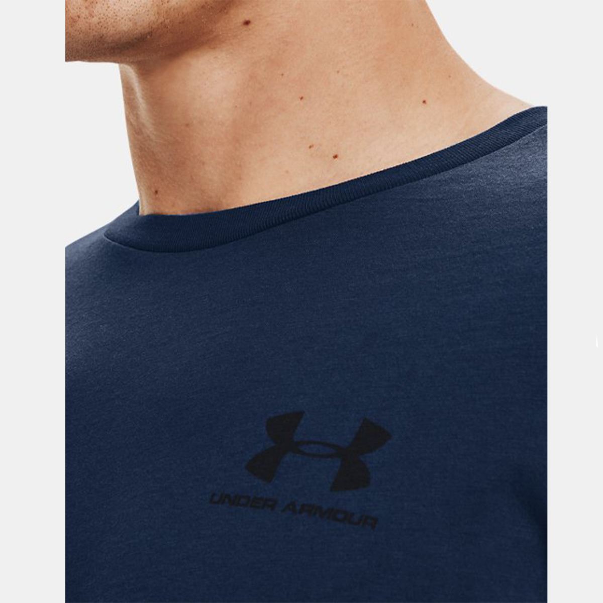 UNDE T-Shirt UA Left Chest Logo Academy Black - 6