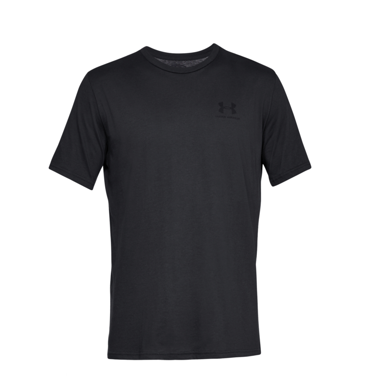 UNDE T-Shirt UA Left Chest Logo Black Black - 1 UNDE T-Shirt UA Left Chest Logo Black Black - 1