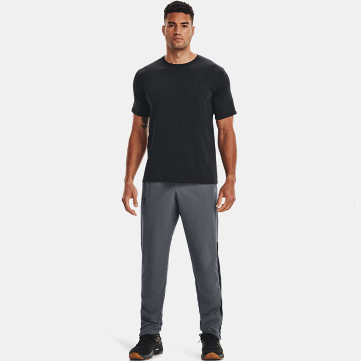 UNDE T-Shirt UA Left Chest Logo Black Black - 5 UNDE T-Shirt UA Left Chest Logo Black Black - 5