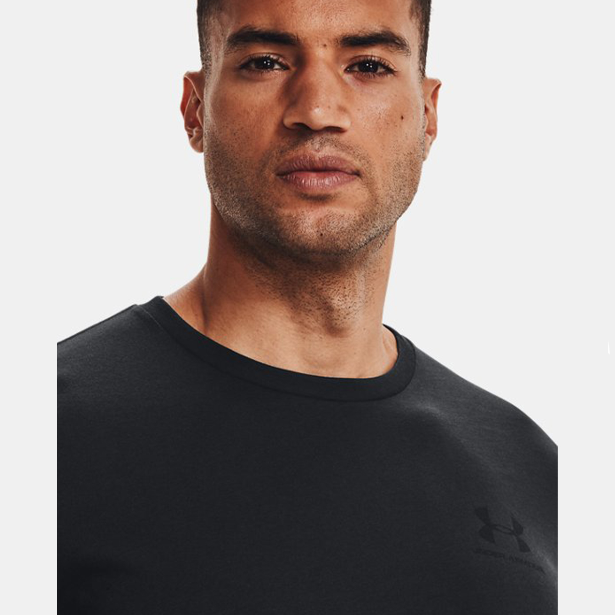 UNDE T-Shirt UA Left Chest Logo Black Black - 6 UNDE T-Shirt UA Left Chest Logo Black Black - 6