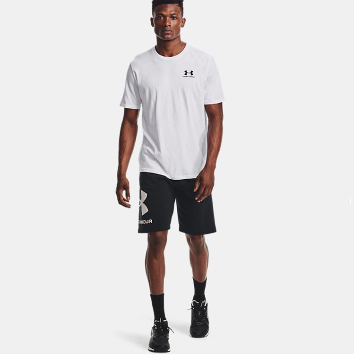 UNDE T-Shirt UA Left Chest Logo Marine White Black - 5 UNDE T-Shirt UA Left Chest Logo Marine White Black - 5