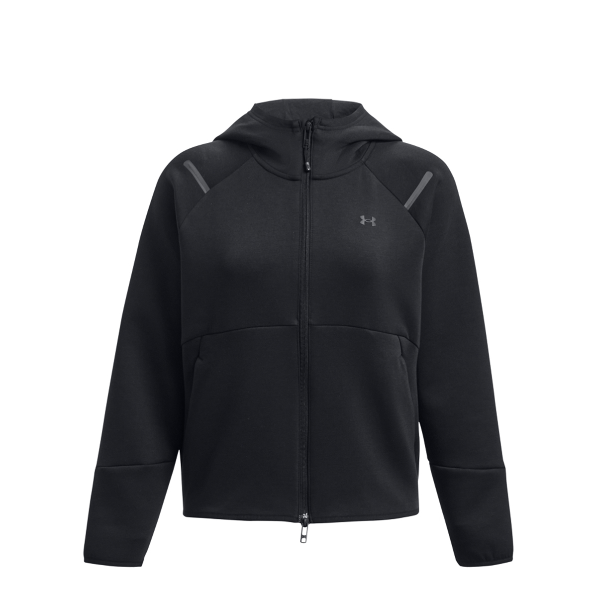 UNDE Felpa UA Unstoppable Fleece Ful Zip Black - 1 UNDE Felpa UA Unstoppable Fleece Ful Zip Black - 1