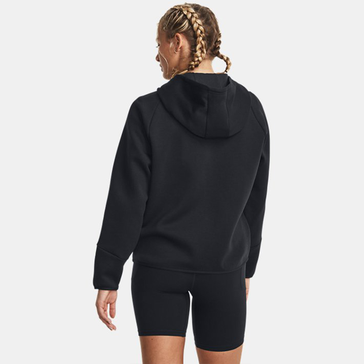 UNDE Felpa UA Unstoppable Fleece Ful Zip Black - 4 UNDE Felpa UA Unstoppable Fleece Ful Zip Black - 4