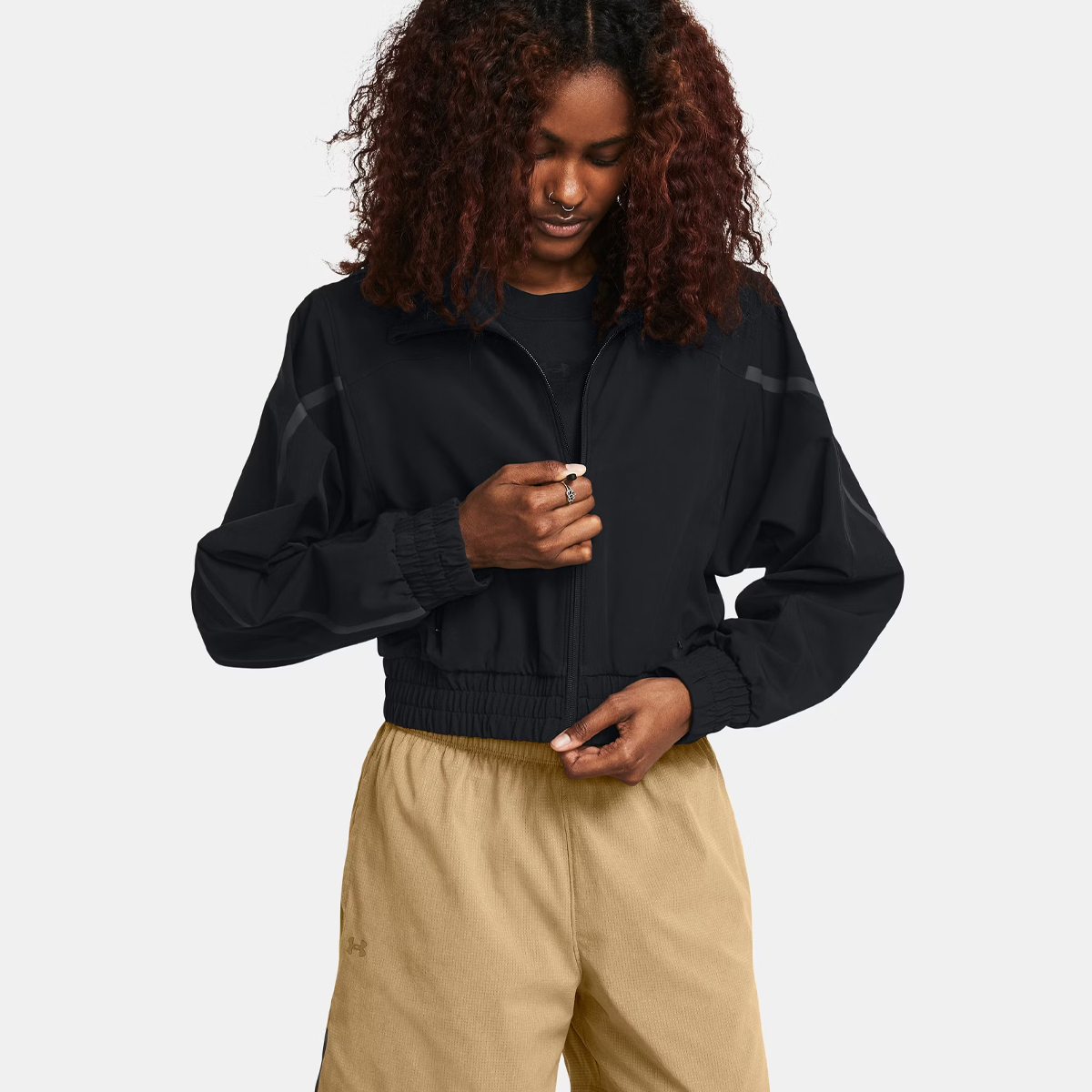 UNDE Felpa UA Unstoppable Crop Black - 2 UNDE Felpa UA Unstoppable Crop Black - 2