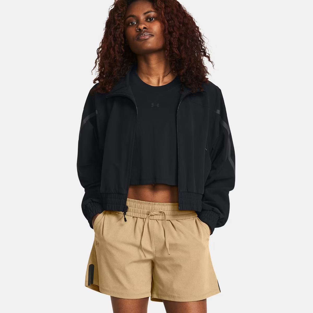 UNDE Felpa UA Unstoppable Crop Black - 4 UNDE Felpa UA Unstoppable Crop Black - 4