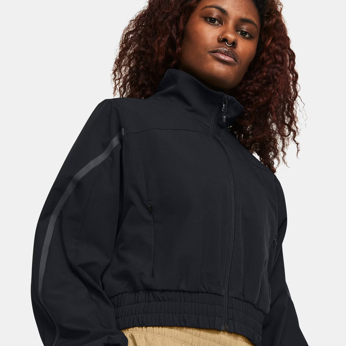 UNDE Felpa UA Unstoppable Crop Black - 5 UNDE Felpa UA Unstoppable Crop Black - 5