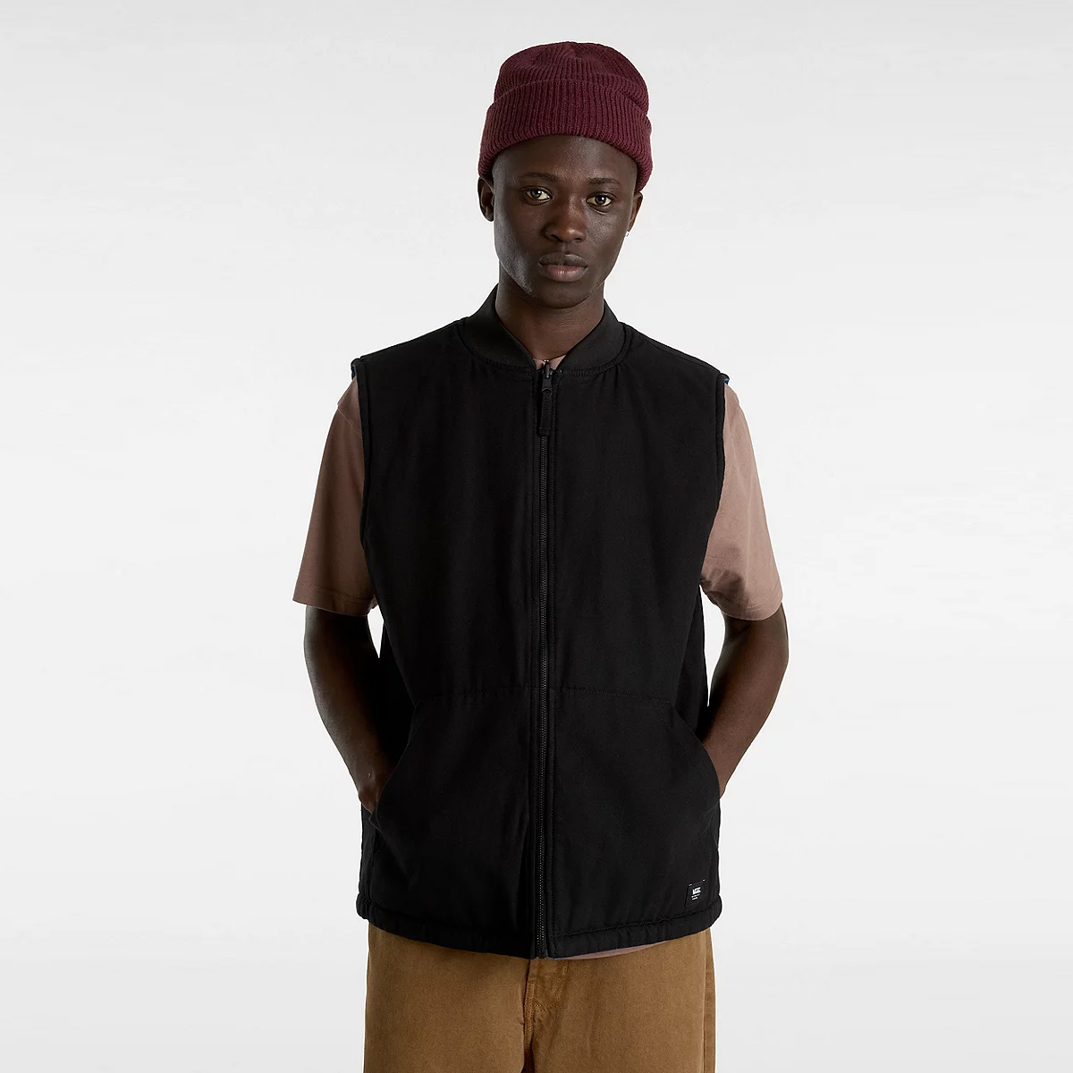 VANS Gilet reversibile Talbot Black True Blue - 3