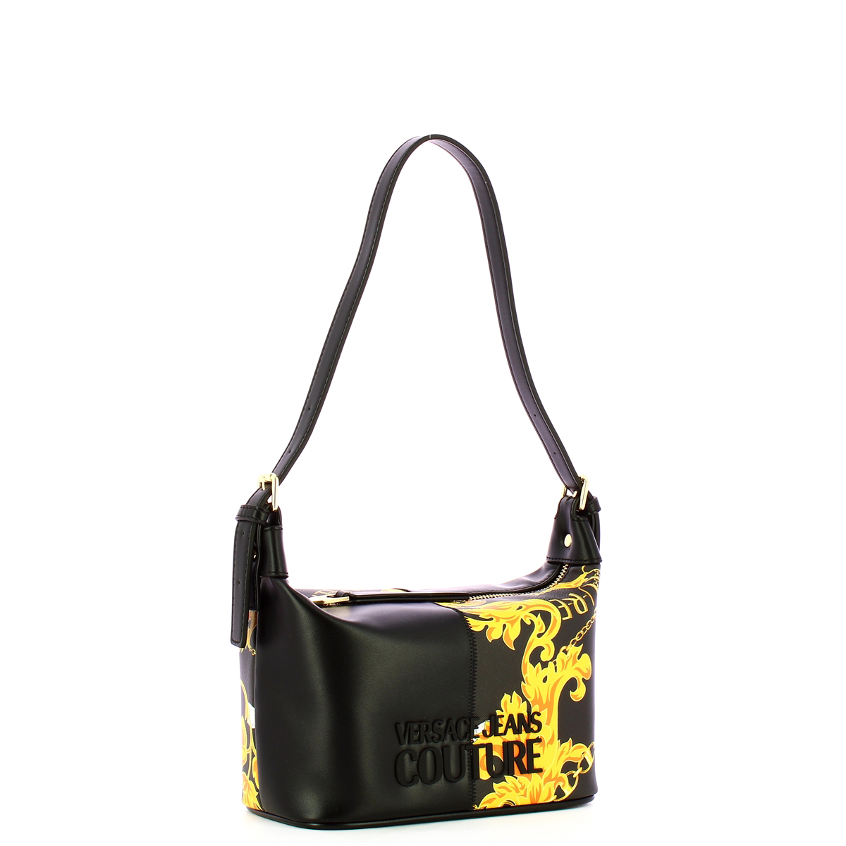 Versace Jeans Couture Borsa a spalla Rock Cut Black Gold - 2
