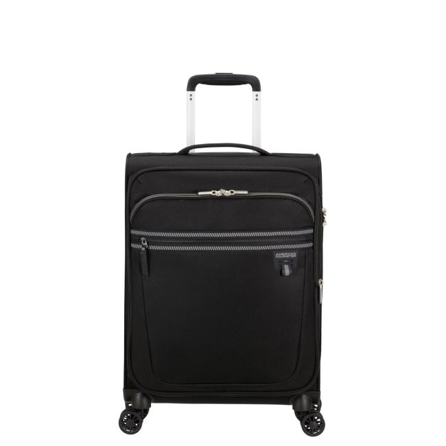 American Tourister Bagaglio a mano Trolley Cabina Aerospin Spinner Exp. 55 cm Black - 1