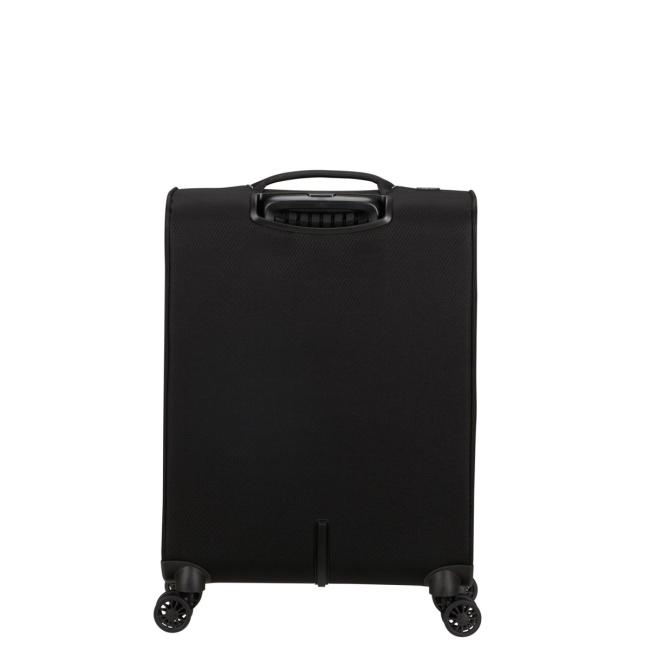 American Tourister Bagaglio a mano Trolley Cabina Aerospin Spinner Exp. 55 cm Black - 3
