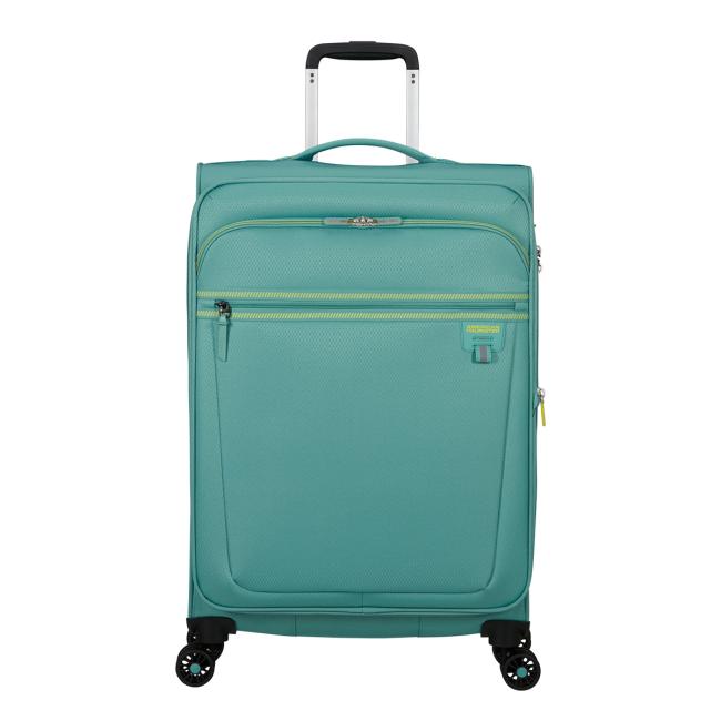 American Tourister Trolley Medio Aerospin Spinner Exp. 69 cm Dusty Turquoise - 1 American Tourister Trolley Medio Aerospin Spinner Exp. 69 cm Dusty Turquoise - 1