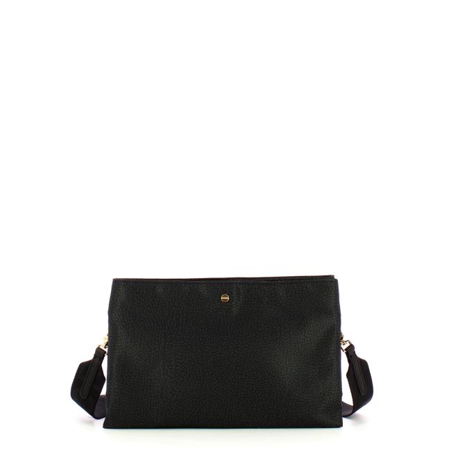 Borbonese Borsa a tracolla Small Dark Black - 1