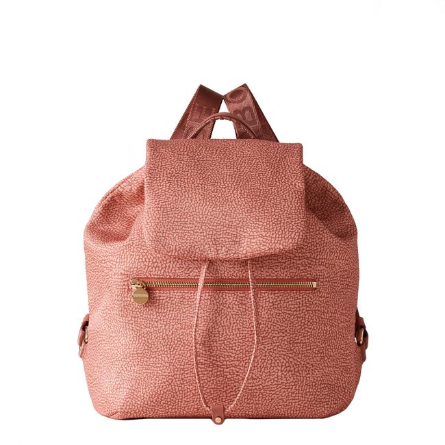 Borbonese Medium Lipstick Recycled Nylon Backpack - 1