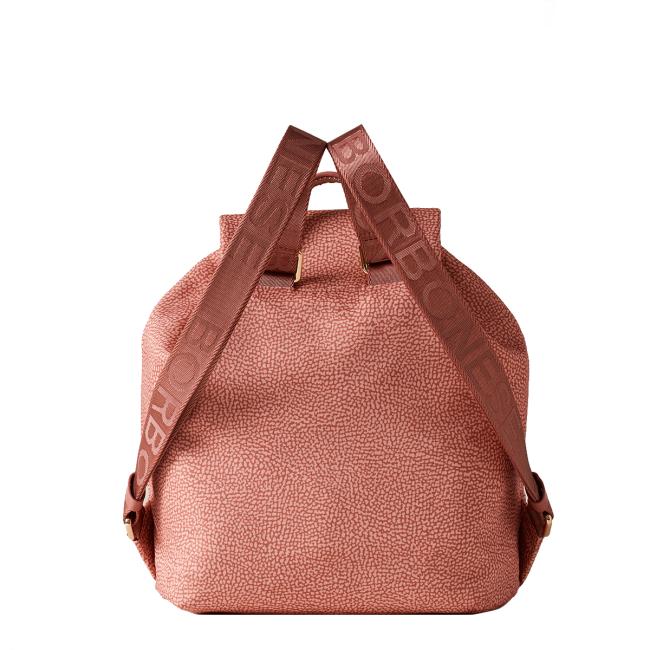Borbonese Medium Lipstick Recycled Nylon Backpack - 3