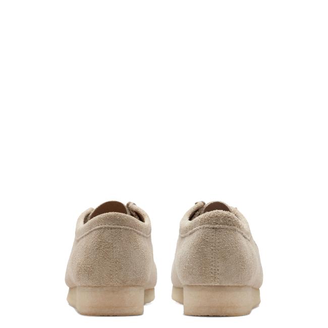 Clarks Scarpa Wallabee Pale Grey Suede - 5