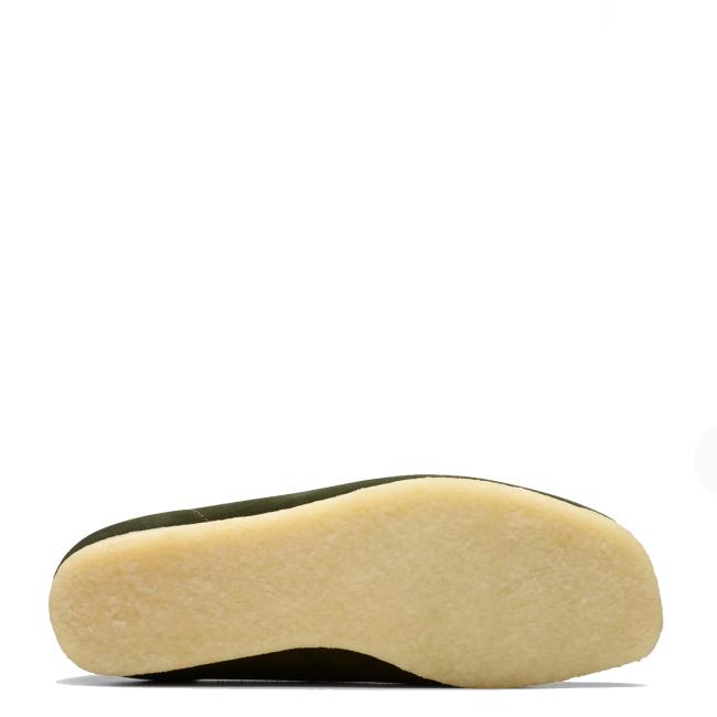 Clarks Scarpa Wallabee Forest Green Suede - 3