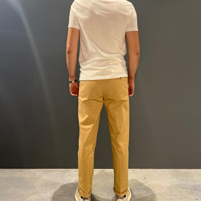 Clarks Pantaloni Alfred Chino Pinces Khaki - 5