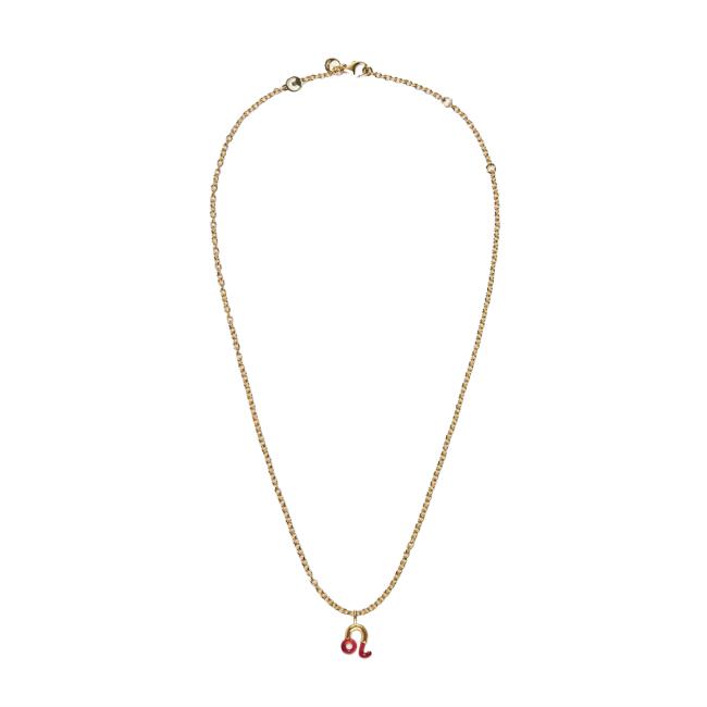 Coccinelle Collana Leone Gold Marsala - 1
