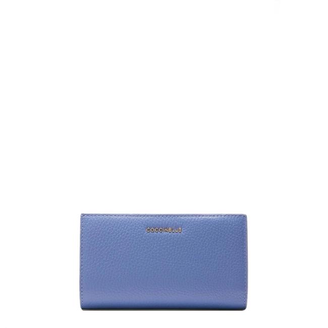 Coccinelle Portafoglio Metallic Soft Azul - 1