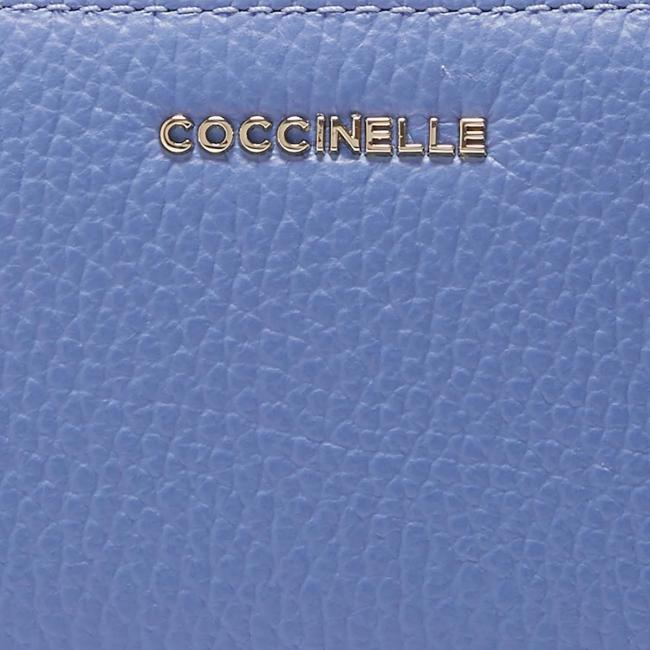 Coccinelle Portafoglio Metallic Soft Azul - 3
