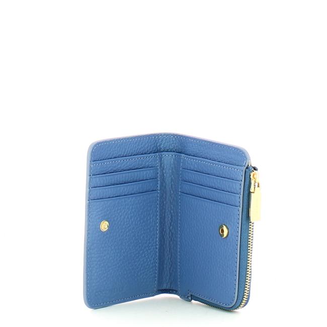 Coccinelle Portafoglio Metallic Soft Azul - 3