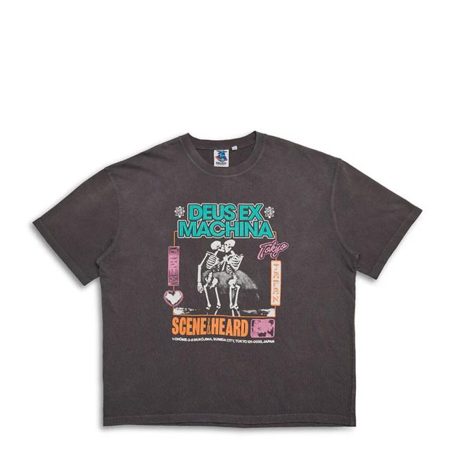 Deus Ex Machina T-Shirt Takoyaki Anthracite - 1 Deus Ex Machina T-Shirt Takoyaki Anthracite - 1