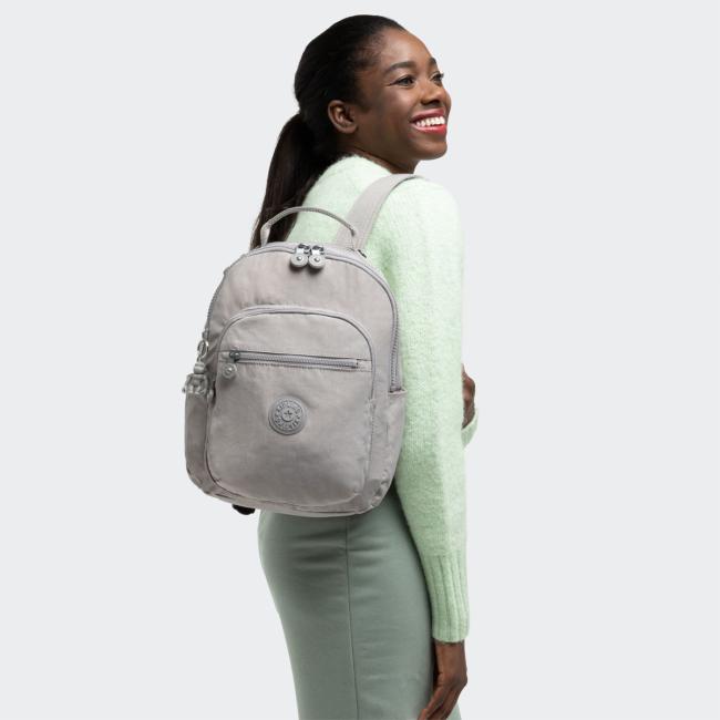 Kipling Zainetto Seoul S Grey Gris - 2 Kipling Zainetto Seoul S Grey Gris - 2