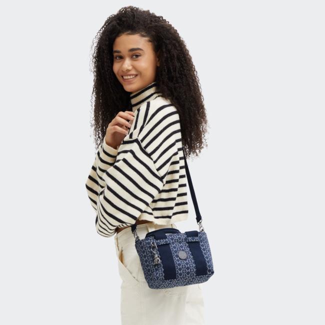 Kipling Borsa a mano Ritta Mini Signature Denim - 2