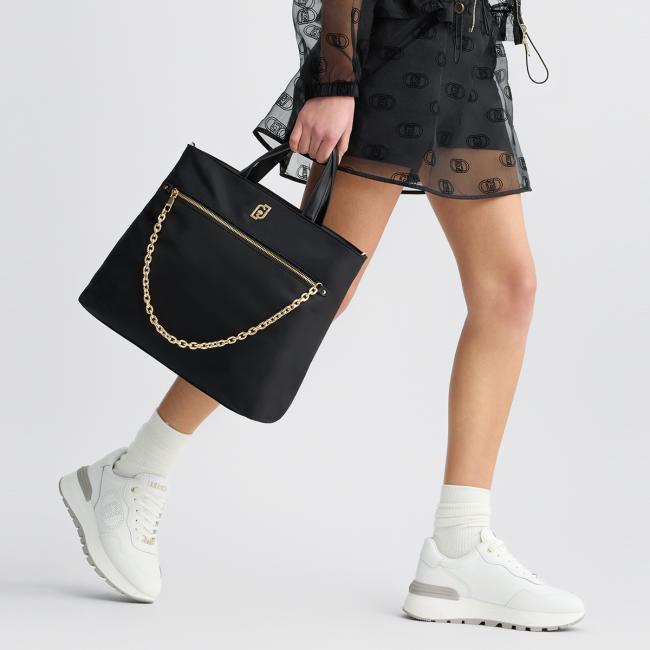 Liu Jo Shopping bag in nylon Black - 2