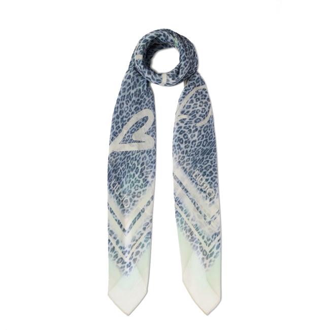 Liu Jo Foulard con stampa animalier Mint - 1