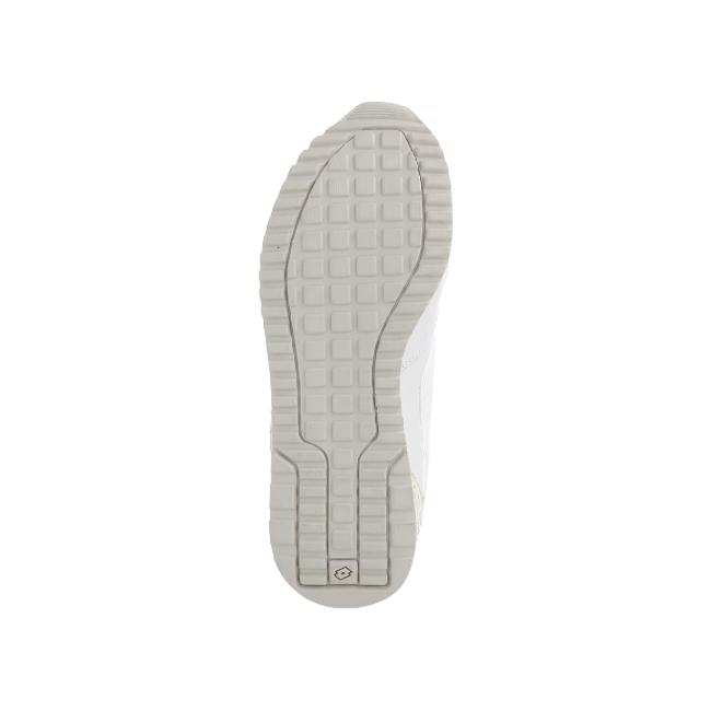Lotto Sneakers Wedge II Fih W White Golden Almond - 5