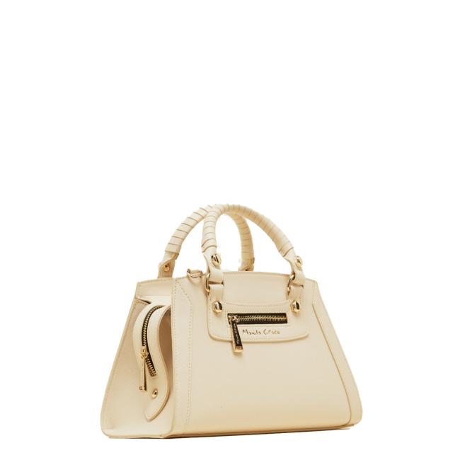 Manila Grace Borsa a mano Mirama Small Latte - 2