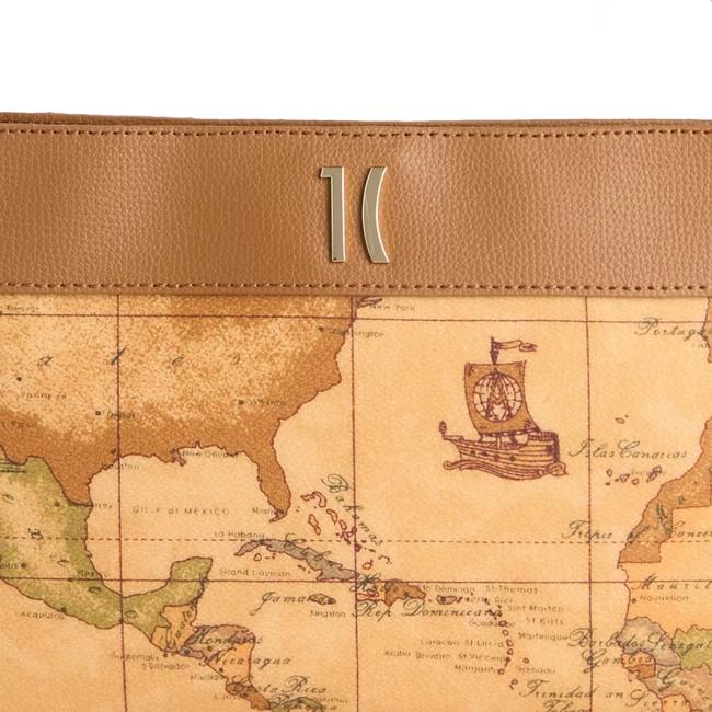 Alviero Martini 1a Classe Pochette Heritage Geo Tabacco - 4