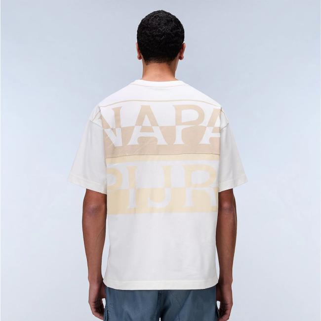Napapijri T-Shirt Anghiari Ultimate White Whisper - 4 Napapijri T-Shirt Anghiari Ultimate White Whisper - 4