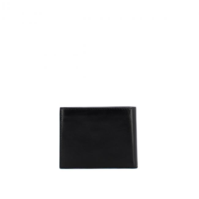 Men wallet with coin pouch Blue Square Men wallet with coin pouch Blue Square