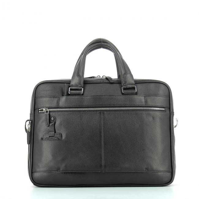 Leather computer Briefcase Modus 14.0-NERO-UN