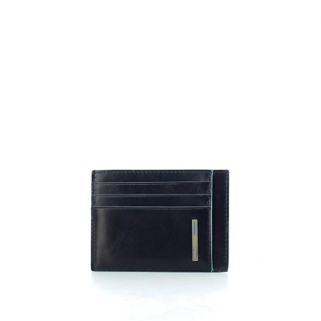 Zipped credit card holder Blue Square-BLU/2-UN Zipped credit card holder Blue Square-BLU/2-UN