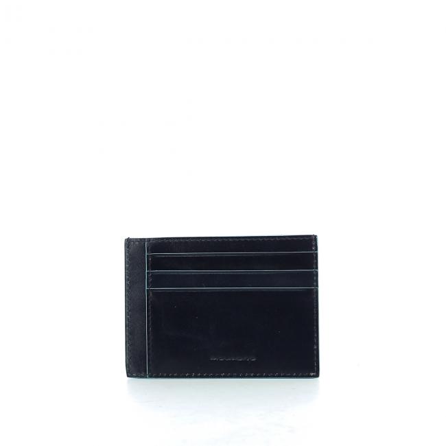 Zipped credit card holder Blue Square-BLU/2-UN Zipped credit card holder Blue Square-BLU/2-UN