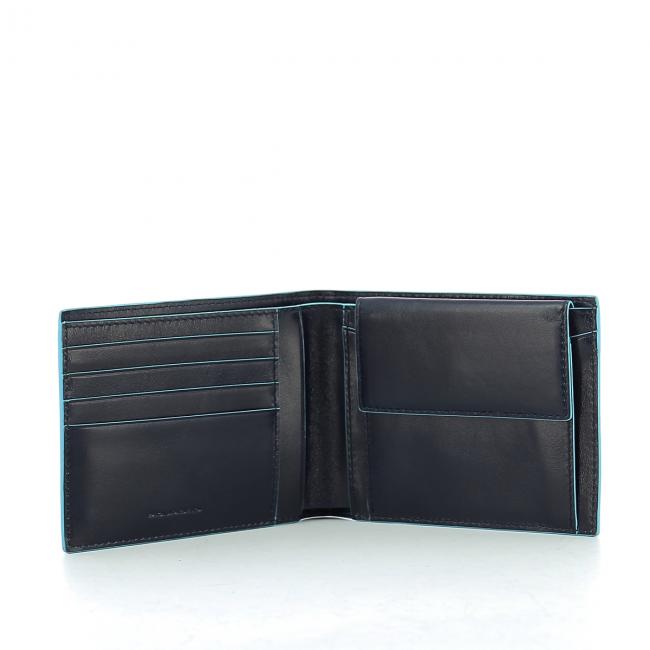 Wallet with coin pouch Blue Square-BLU/2-UN Wallet with coin pouch Blue Square-BLU/2-UN