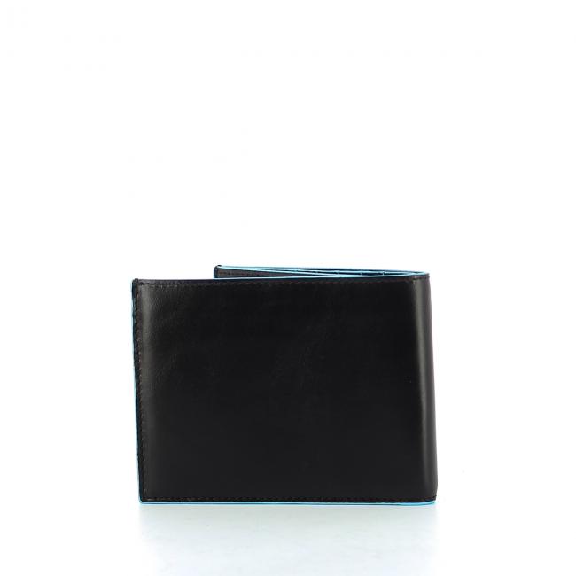 Wallet with coin pouch Blue Square-NERO-UN Wallet with coin pouch Blue Square-NERO-UN