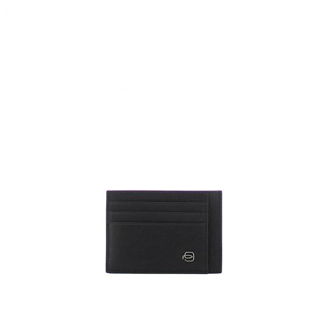 Pocket credit card pouch Black Square-NERO-UN Pocket credit card pouch Black Square-NERO-UN
