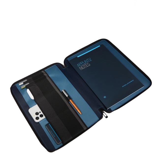 Piquadro Portablocco Zip Around Wollem Blu - 4