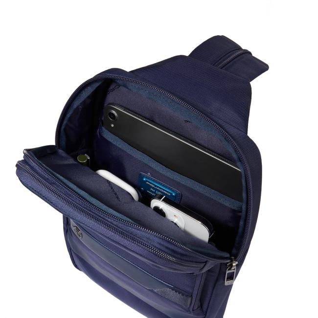 Piquadro Monospalla Nevet Blu - 6