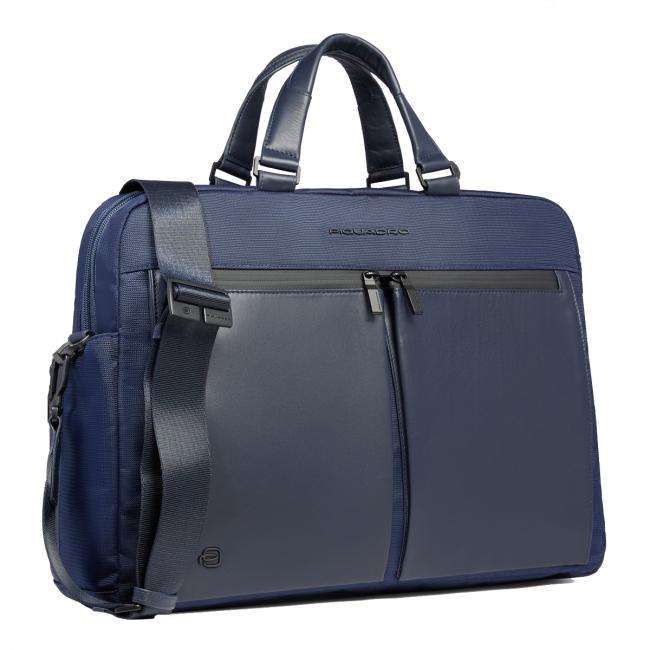 Piquadro Cartella Orion Porta PC 15.6&quot; Blu - 2