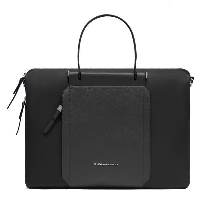Piquadro Cartella Porta PC 15.6&quot; Lyra Exp. Nero - 1