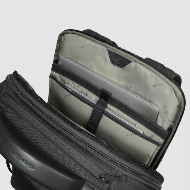 Piquadro Zaino PQ-Eath Porta PC 17&quot; Exp. Nero - 7