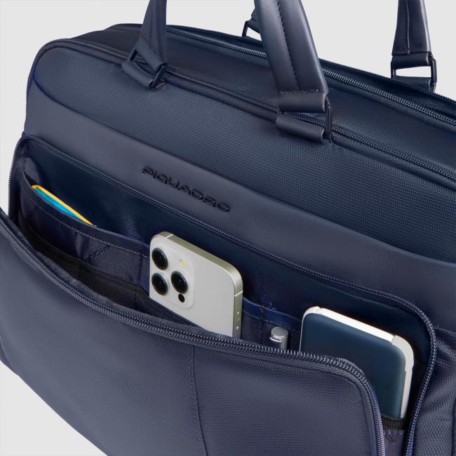 Piquadro Cartella Porta PC 15.6&quot; Blu - 6