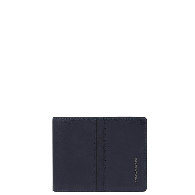 Piquadro Portafoglio con portamonete Hedley RFID Blu - 1 Piquadro Portafoglio con portamonete Hedley RFID Blu - 1
